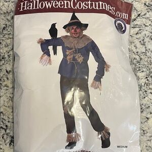 Scarecrow Costume for Men - Blue and Black